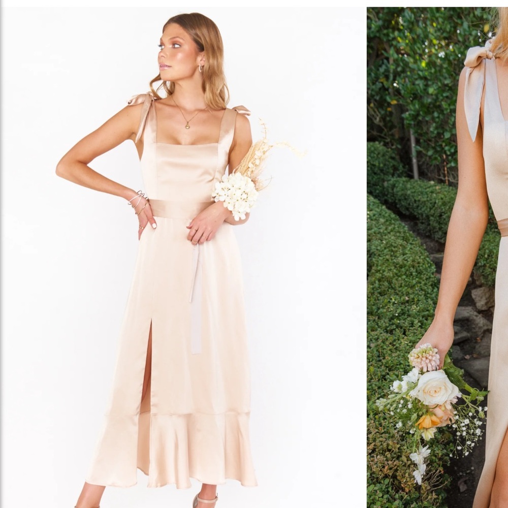 Show Me Your MuMu Sleeveless Halter Maxi Dress